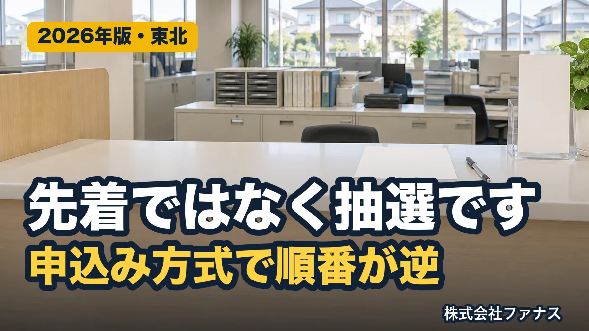 補助金は先着か抽選か|契約と着工の順番が変わる