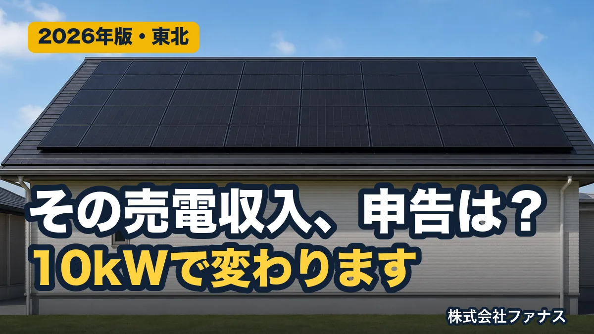 太陽光の売電収入に税金はかかる?答えは3つ