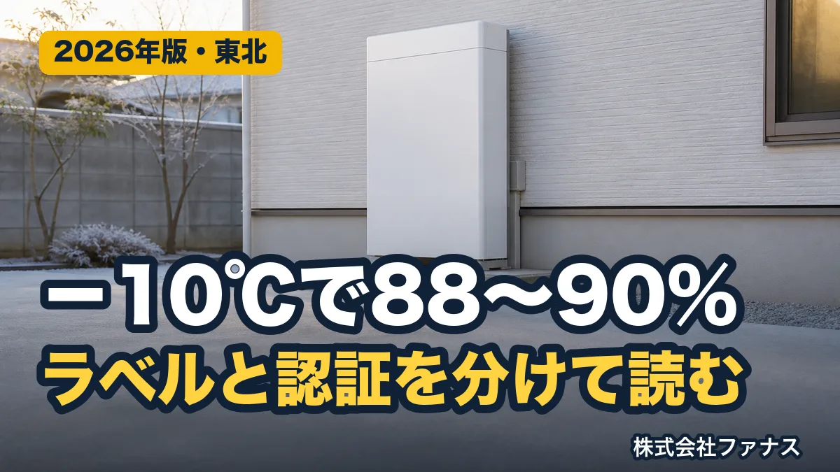 ファーウェイ蓄電池の低温性能とJC-STARの現況