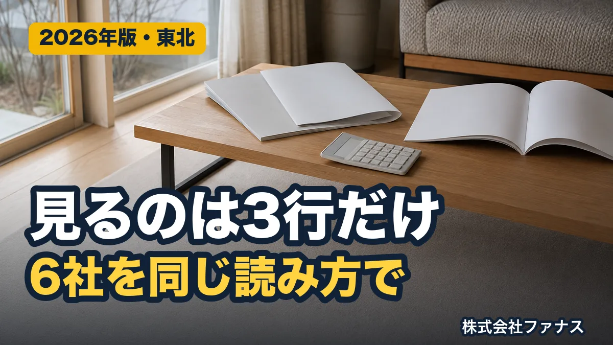 蓄電池の性能表示ラベル6社を同じ読み方で並べる