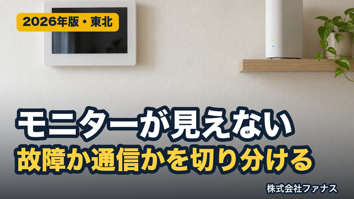 発電モニターが見えない|故障と通信切れの切り分け