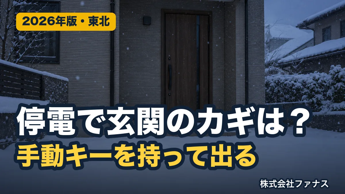 停電で玄関の電気錠とインターホンはどうなるか