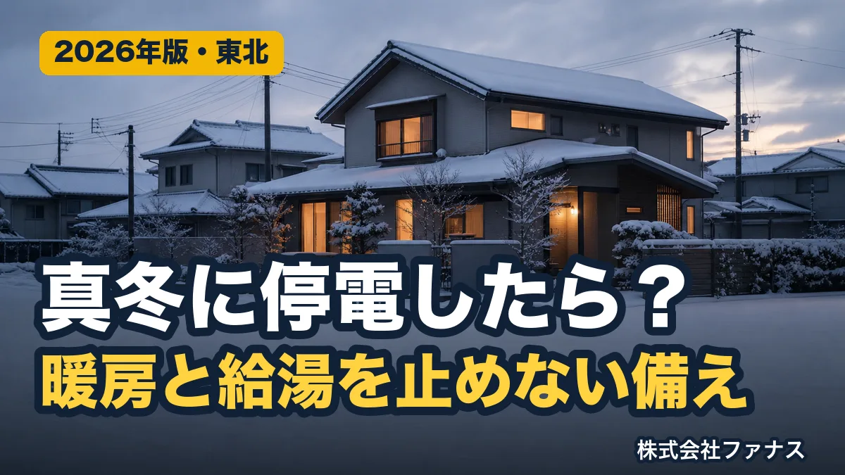 冬の停電対策|東北で暖房と給湯を止めない備え